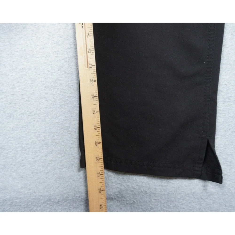 Figs Pants Mens XL Black Scrub Technical Cargo Drawstring Straight Leg Nurse